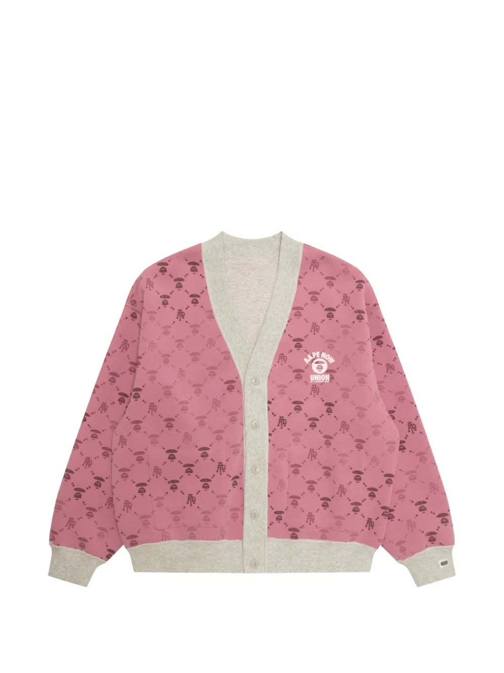 AAPE BY *A BATHING APE logo-print reversible sweatshirt Grijs