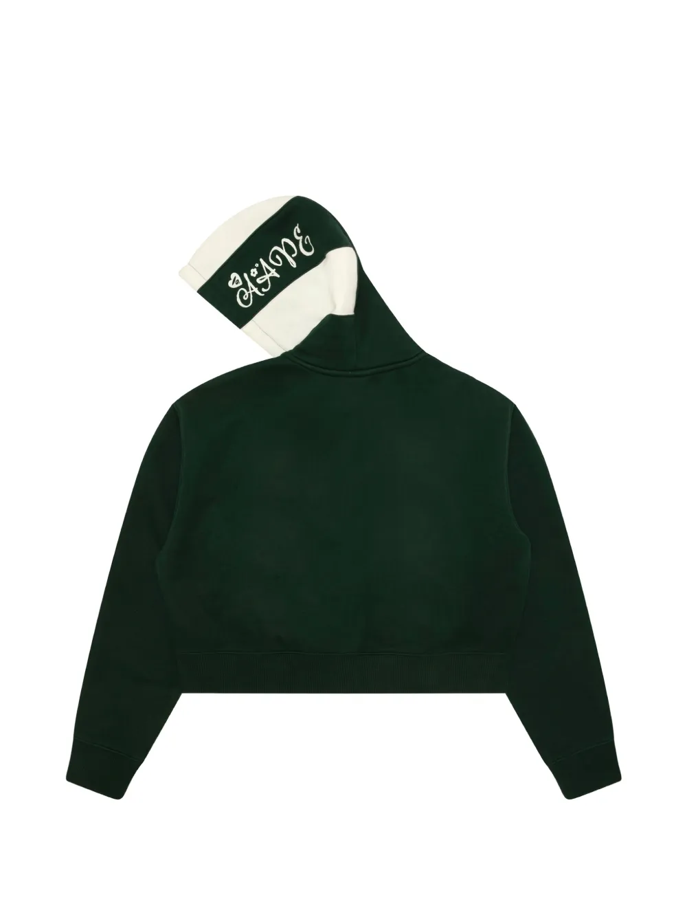 AAPE BY *A BATHING APE floral-embroidered hoodie Groen