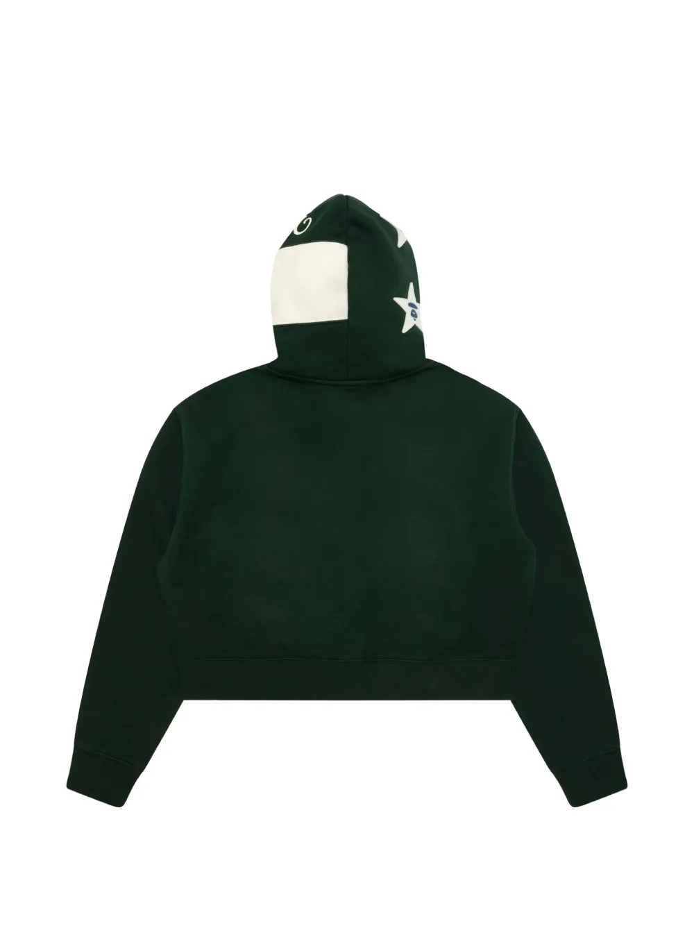 AAPE BY *A BATHING APE floral-embroidered hoodie Groen