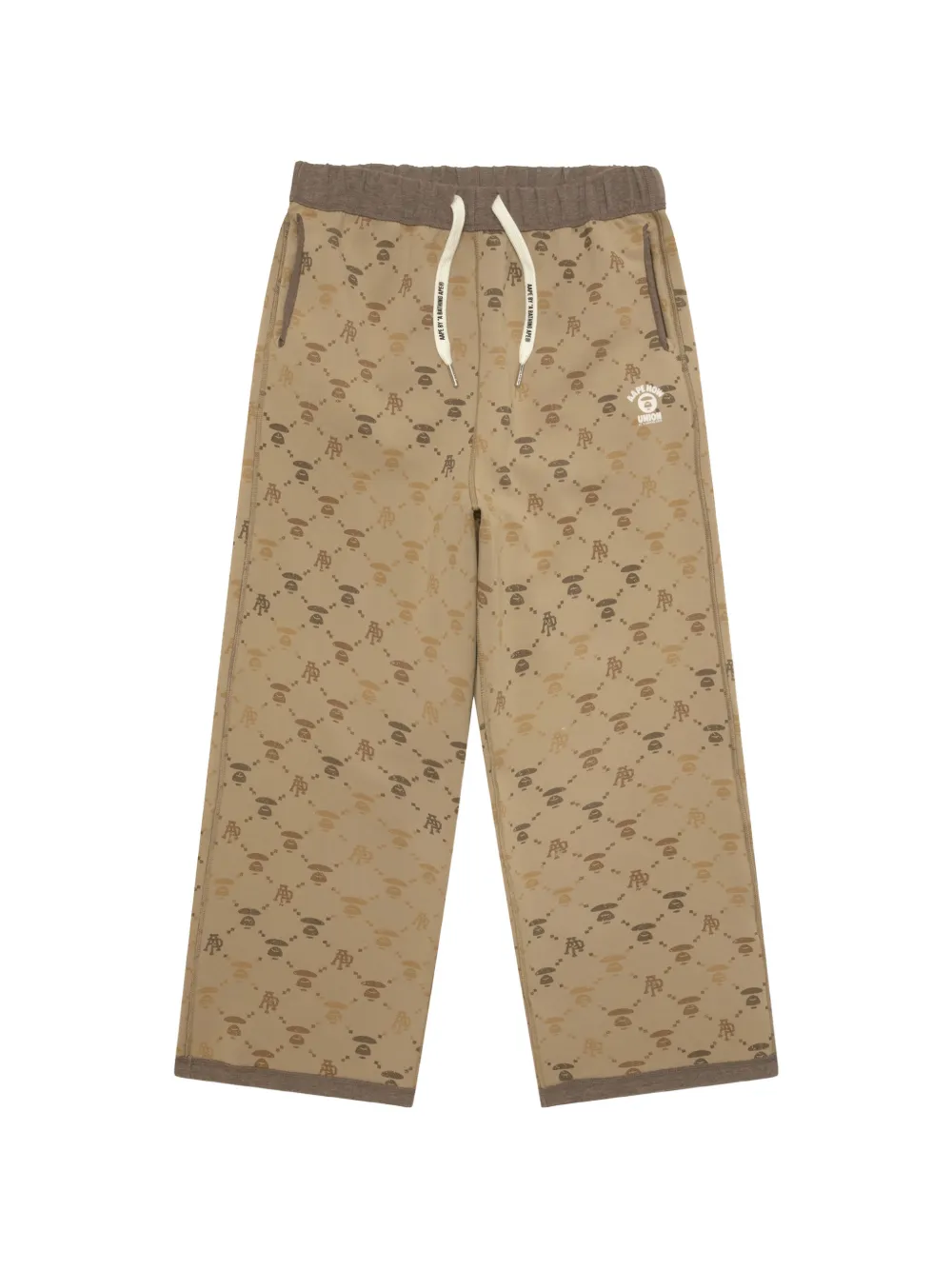 AAPE BY *A BATHING APE Omkeerbare trainingsbroek met logo-print Bruin