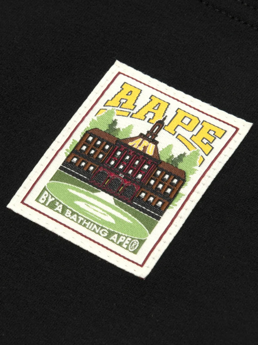 AAPE BY *A BATHING APE Omkeerbare trainingsbroek met logo-print Zwart