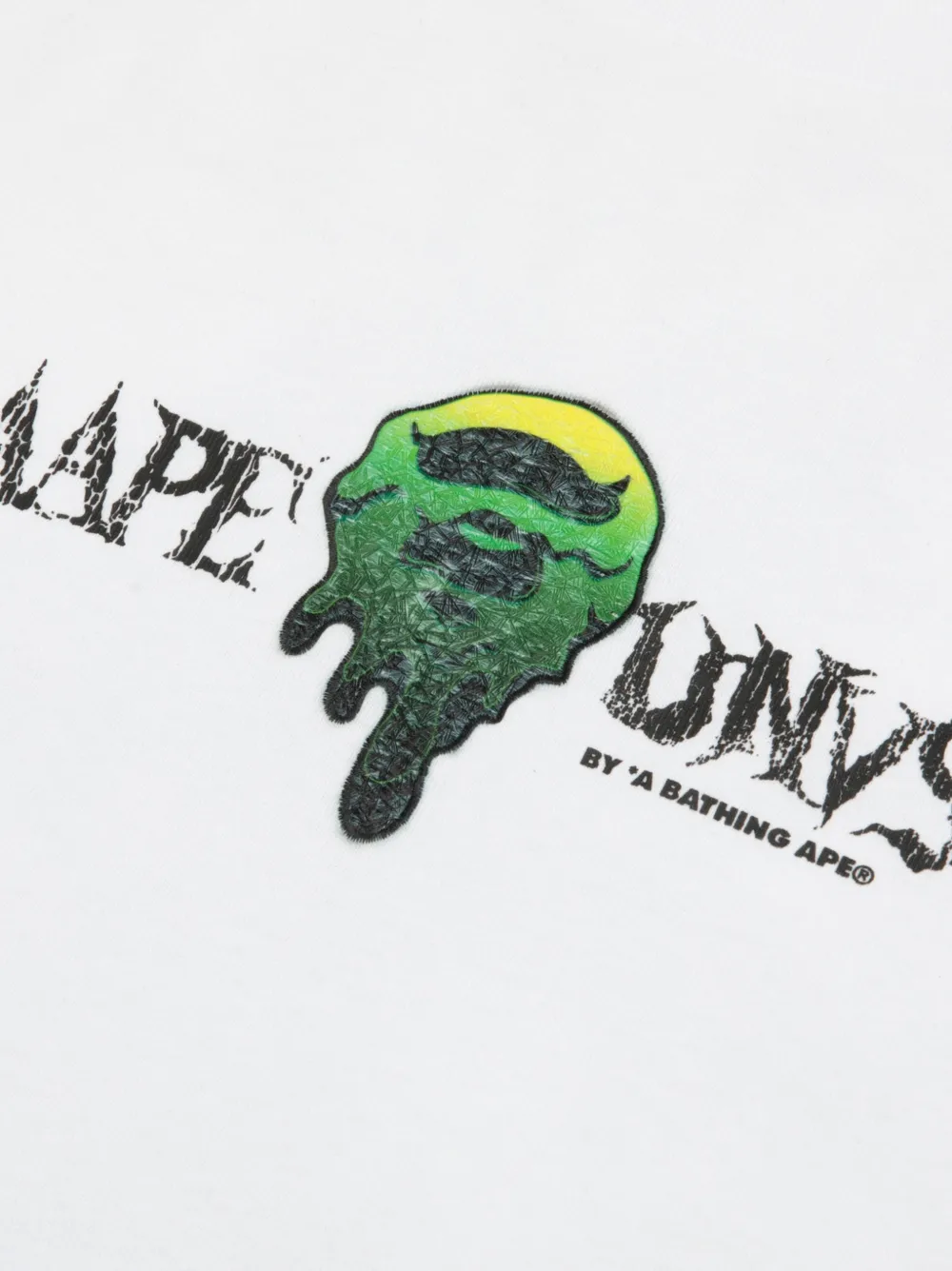 AAPE BY *A BATHING APE Trui met print Wit