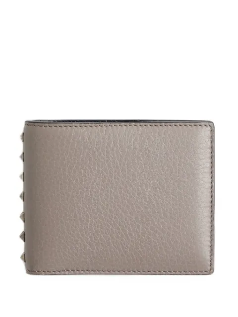 Valentino Garavani Rockstud wallet in grainy calfskin