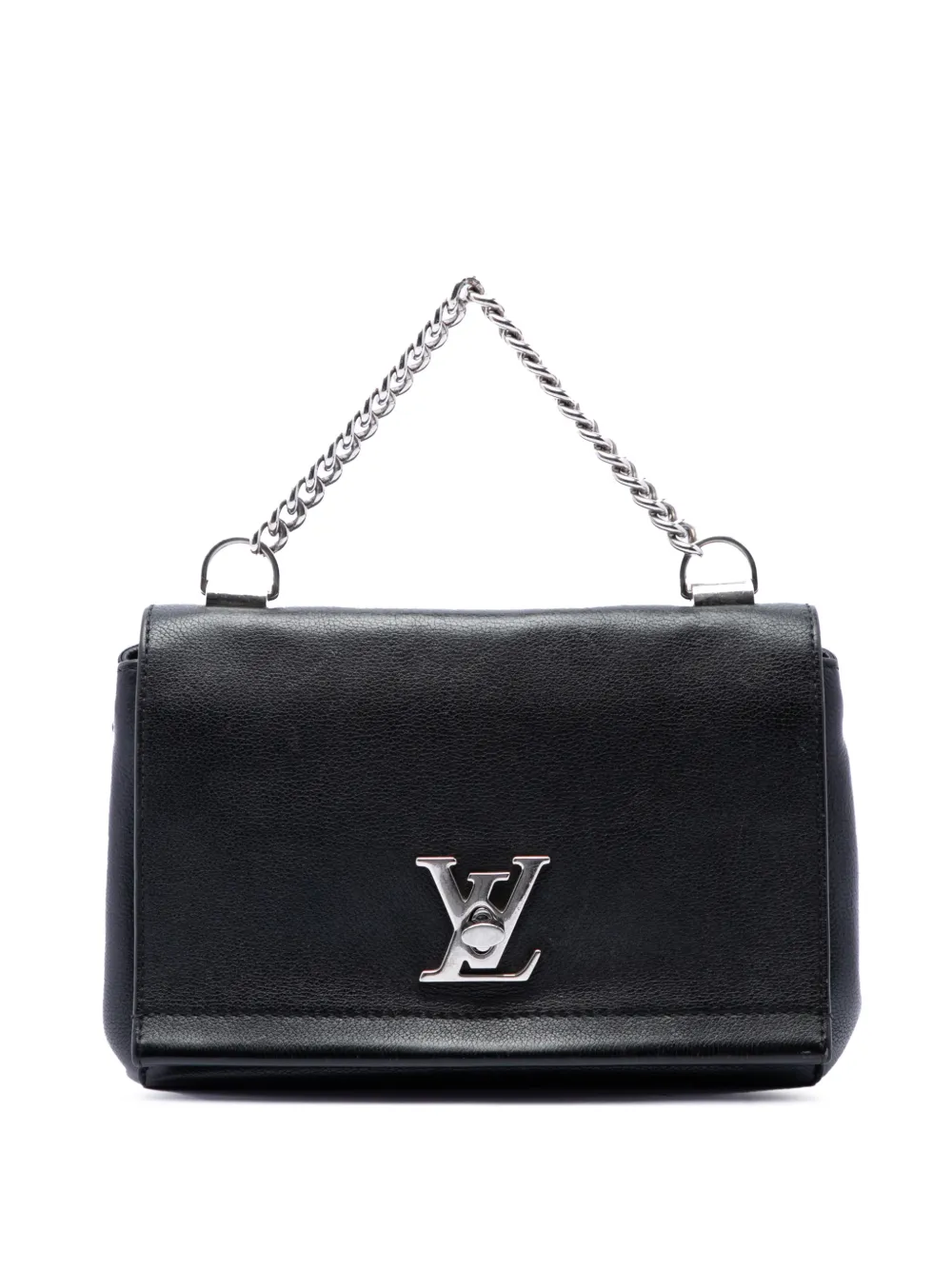Louis Vuitton Pre-Owned 2017 Leather Lockme II BB satchel - Nero