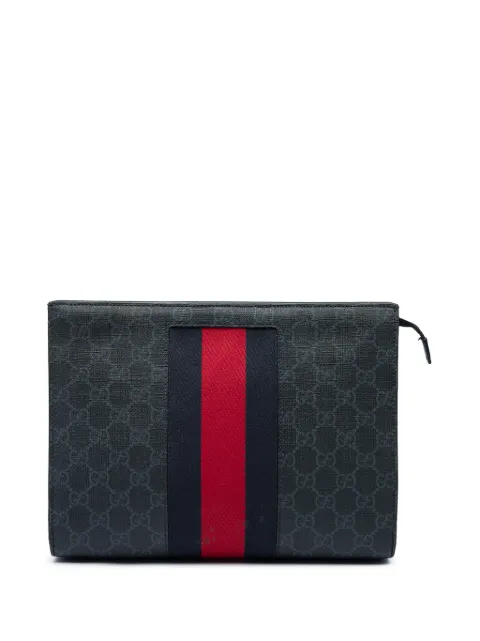 Gucci Pre-Owned 2000-2015 GG Supreme Web clutch bag