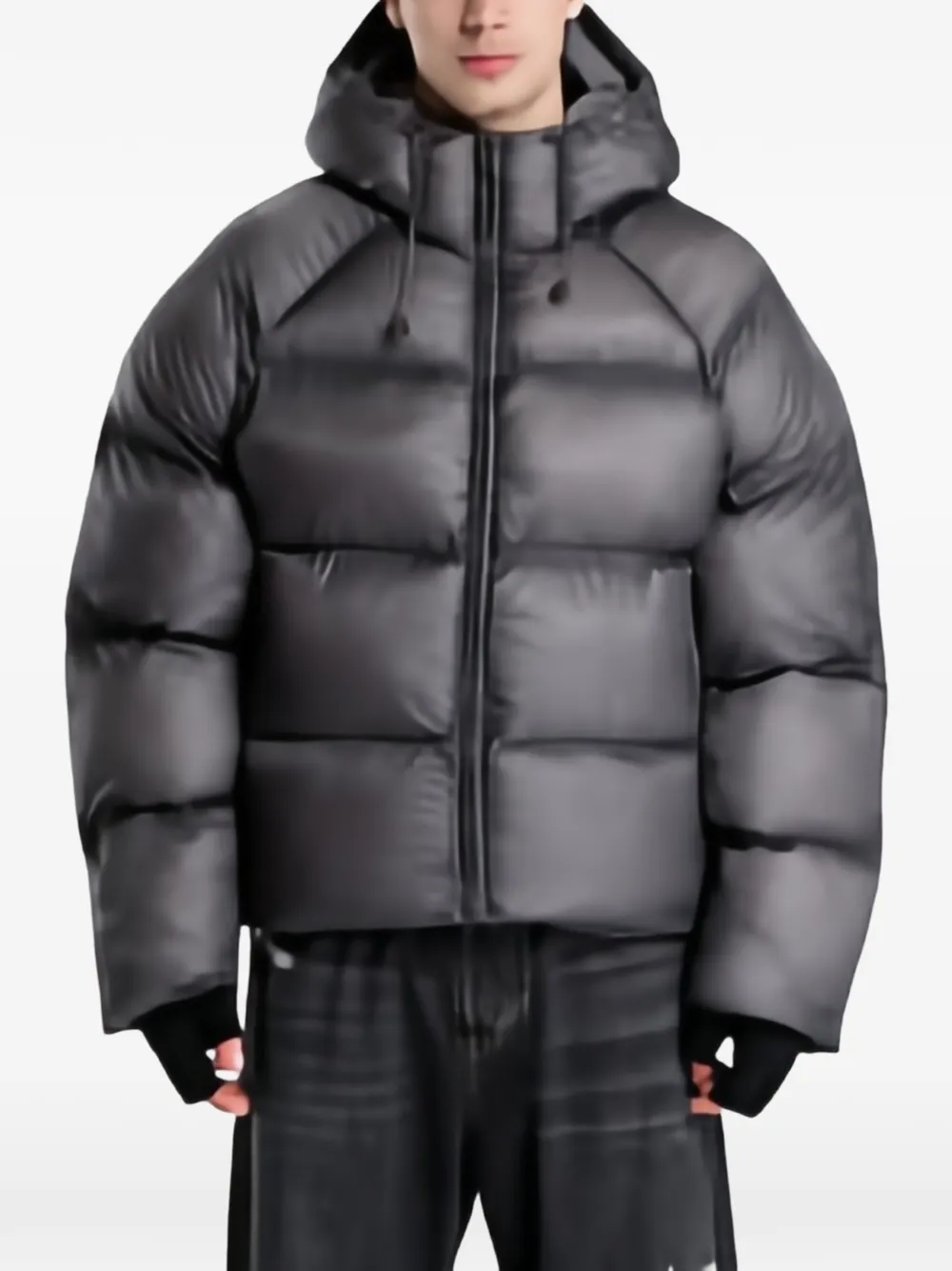 Daily Paper Raglan Dias padded jacket - Grigio