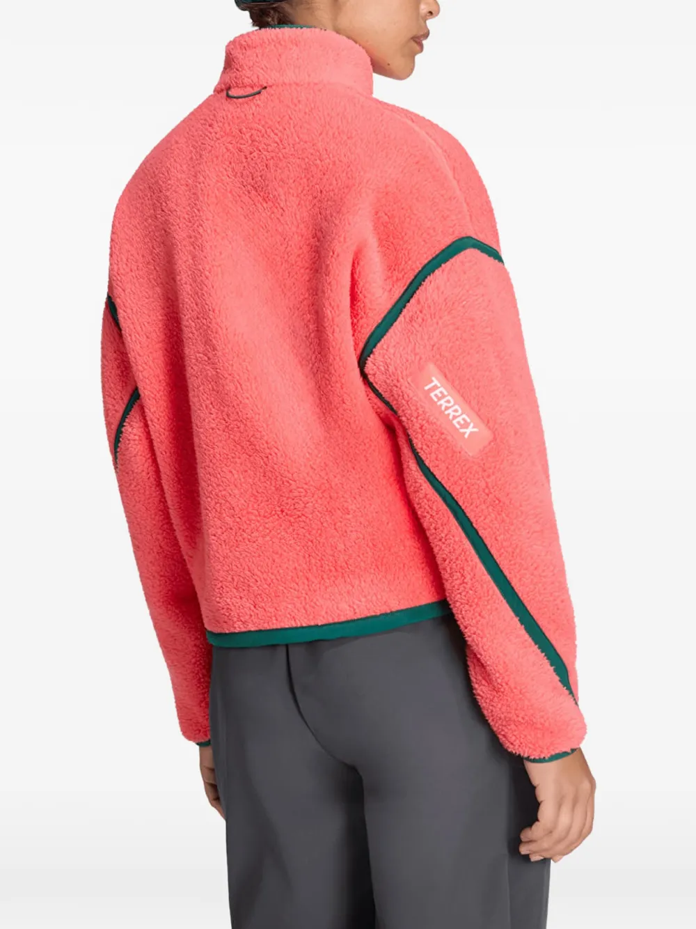 adidas Terrex high-pile fleece sweater Roze