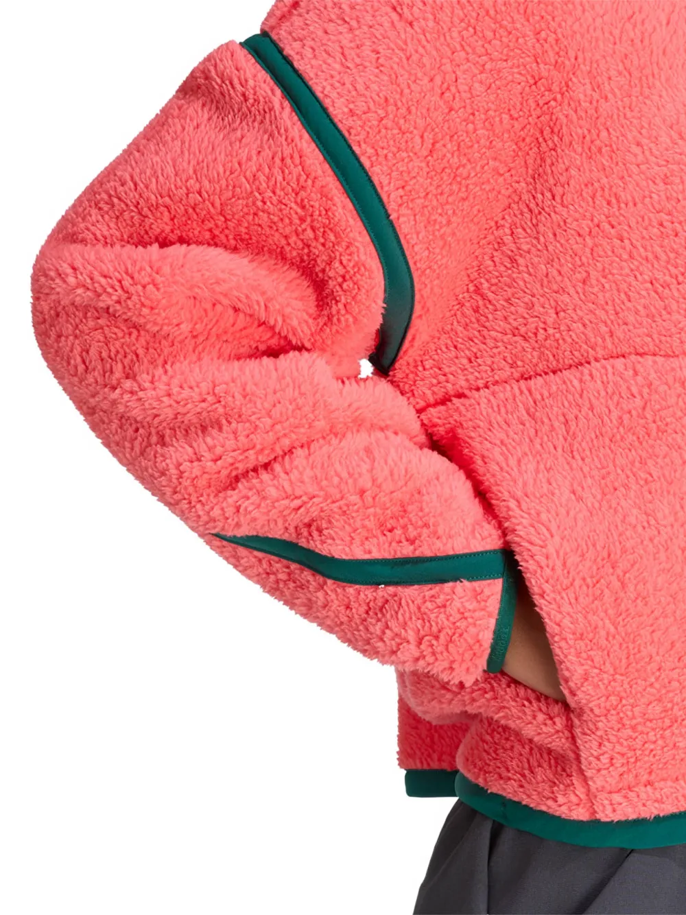 adidas Terrex high-pile fleece sweater Roze