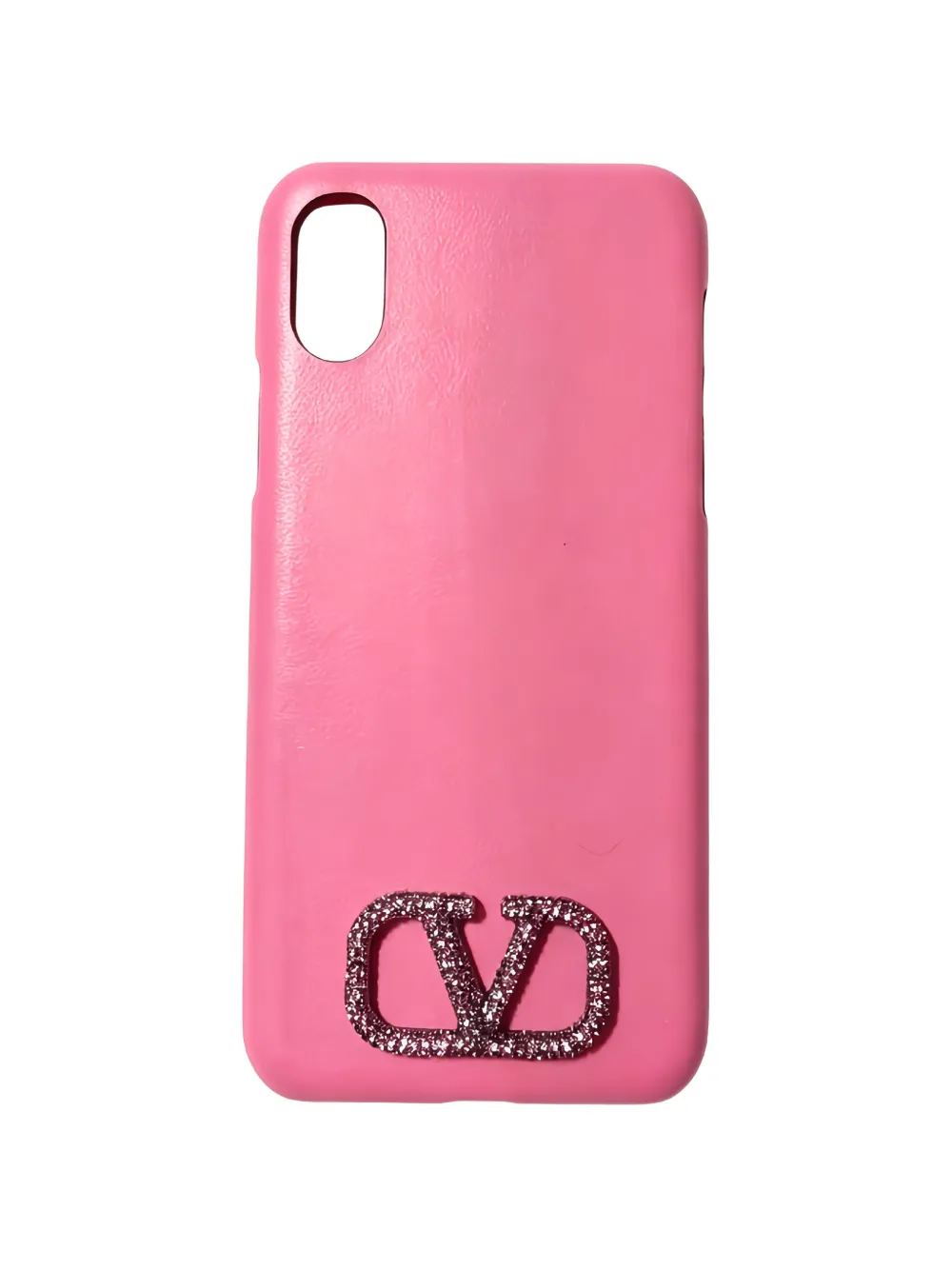 Valentino Garavani Cover VLogo per iPhone XS con cristalli - Rosa