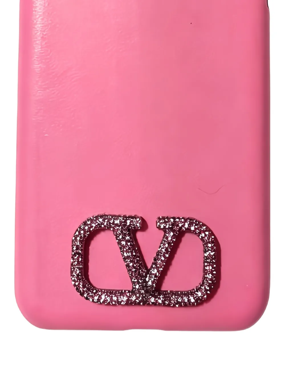 Valentino Garavani VLogo iPhone XS hoesje verfraaid met kristallen Roze