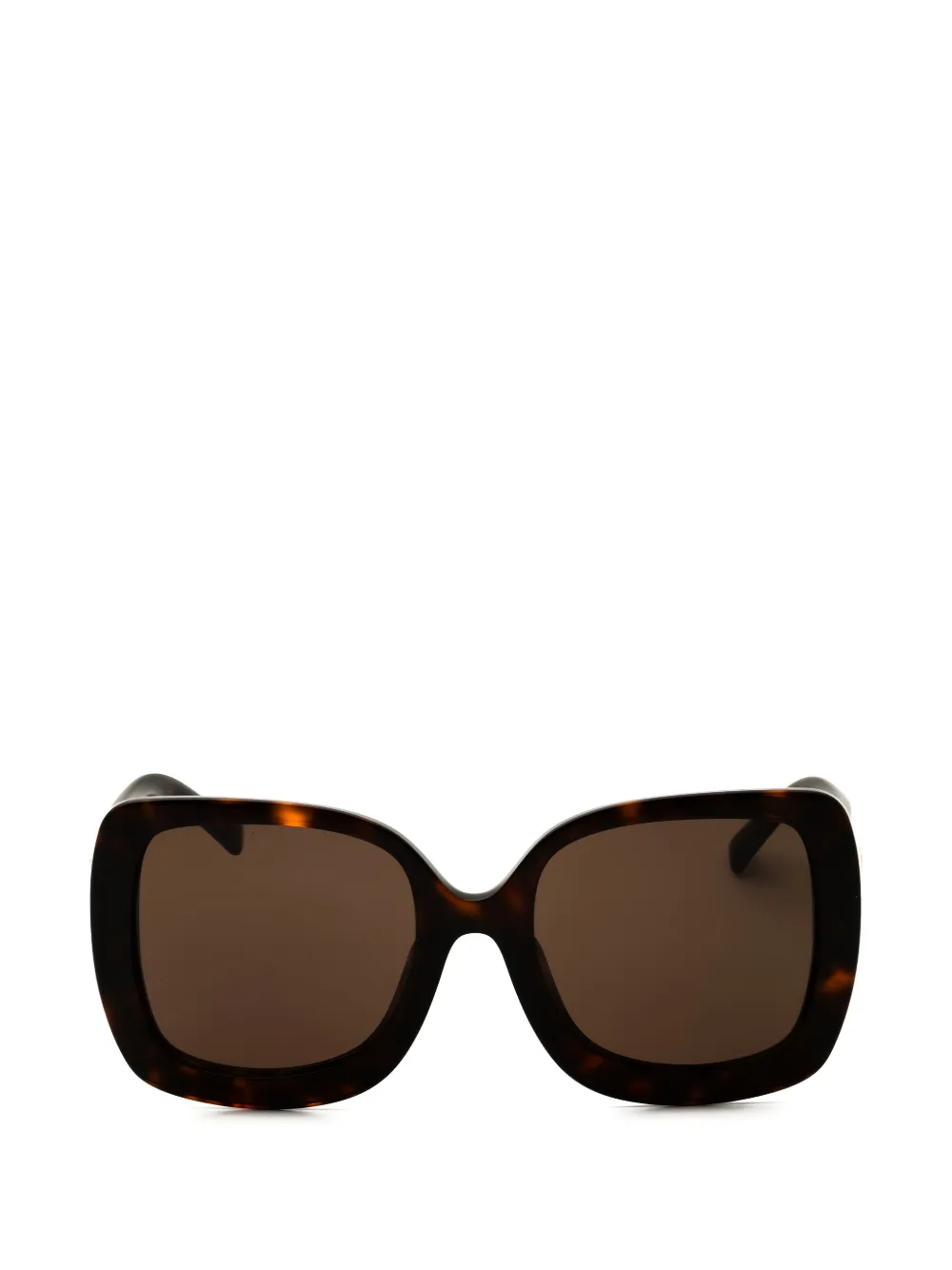 Dolce & Gabbana Eyewear Oversized zonnebril met schildpadschild-effect Bruin