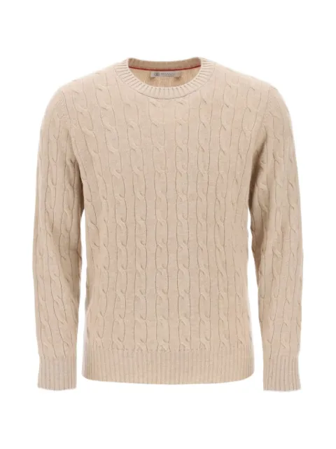 Brunello Cucinelli cable-knit cashmere sweater