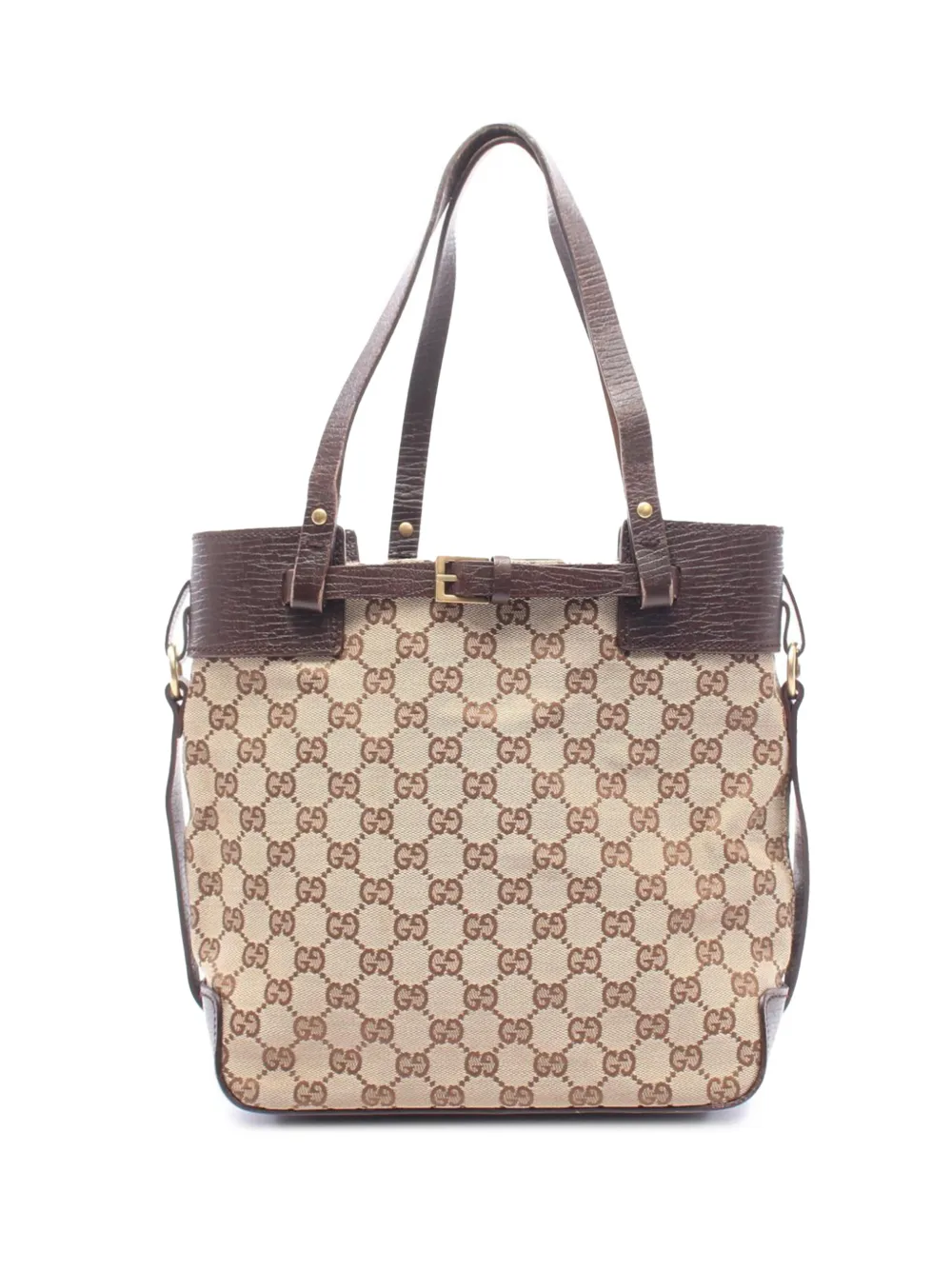 Gucci Pre-Owned 2000-2015 GG Canvas tote bag - Tons neutres Gucci Pre-Owned 2000-2015 GG Canvas tote bag - Tons neutres
