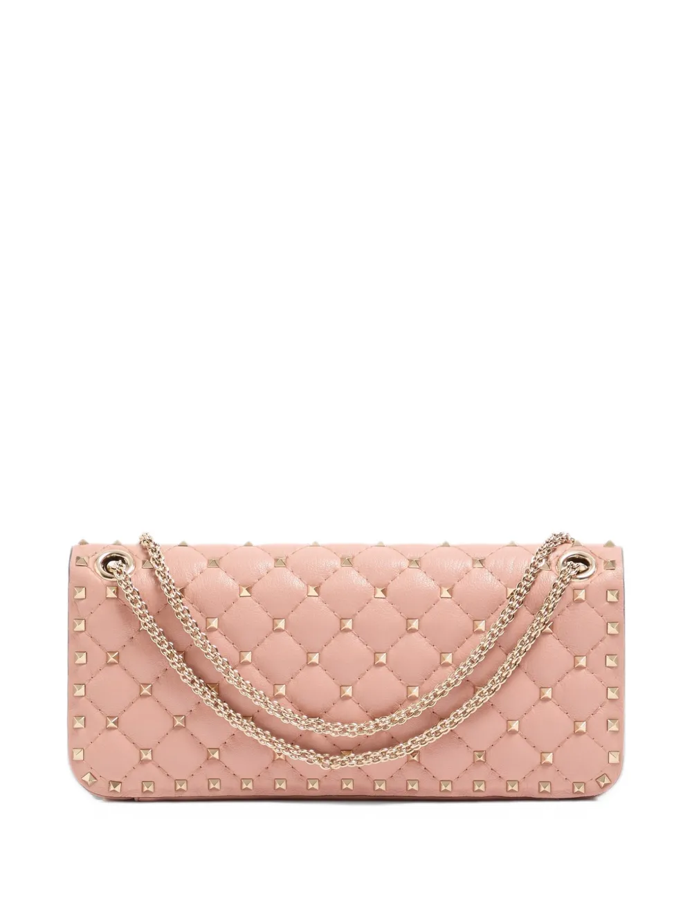 Valentino Garavani Rockstud Spike medium shoulder bag in kidskin Roze