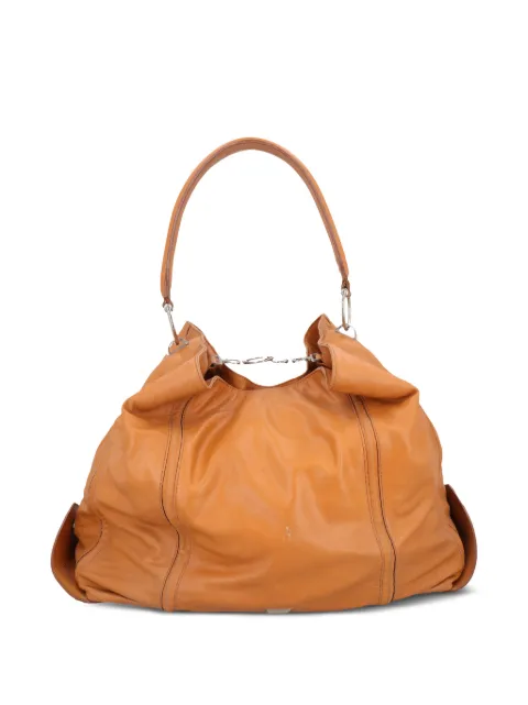 Gianfranco Ferré Pre-Owned slouchy leather tote bag