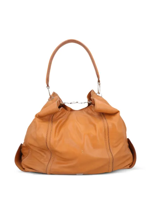 Gianfranco Ferré Pre-Owned slouchy leather tote bag