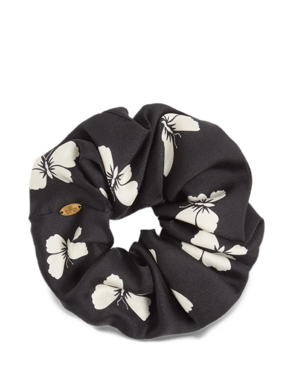 Valentino Garavani Elastico per capelli VLogo Signature Butterflow - Nero