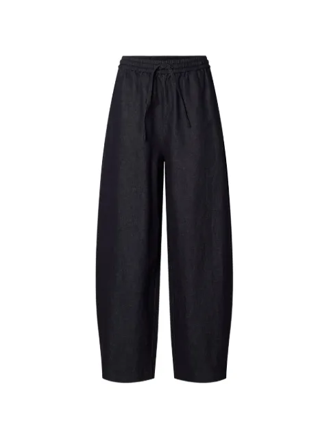 SELECTED drawstring wide-leg trousers