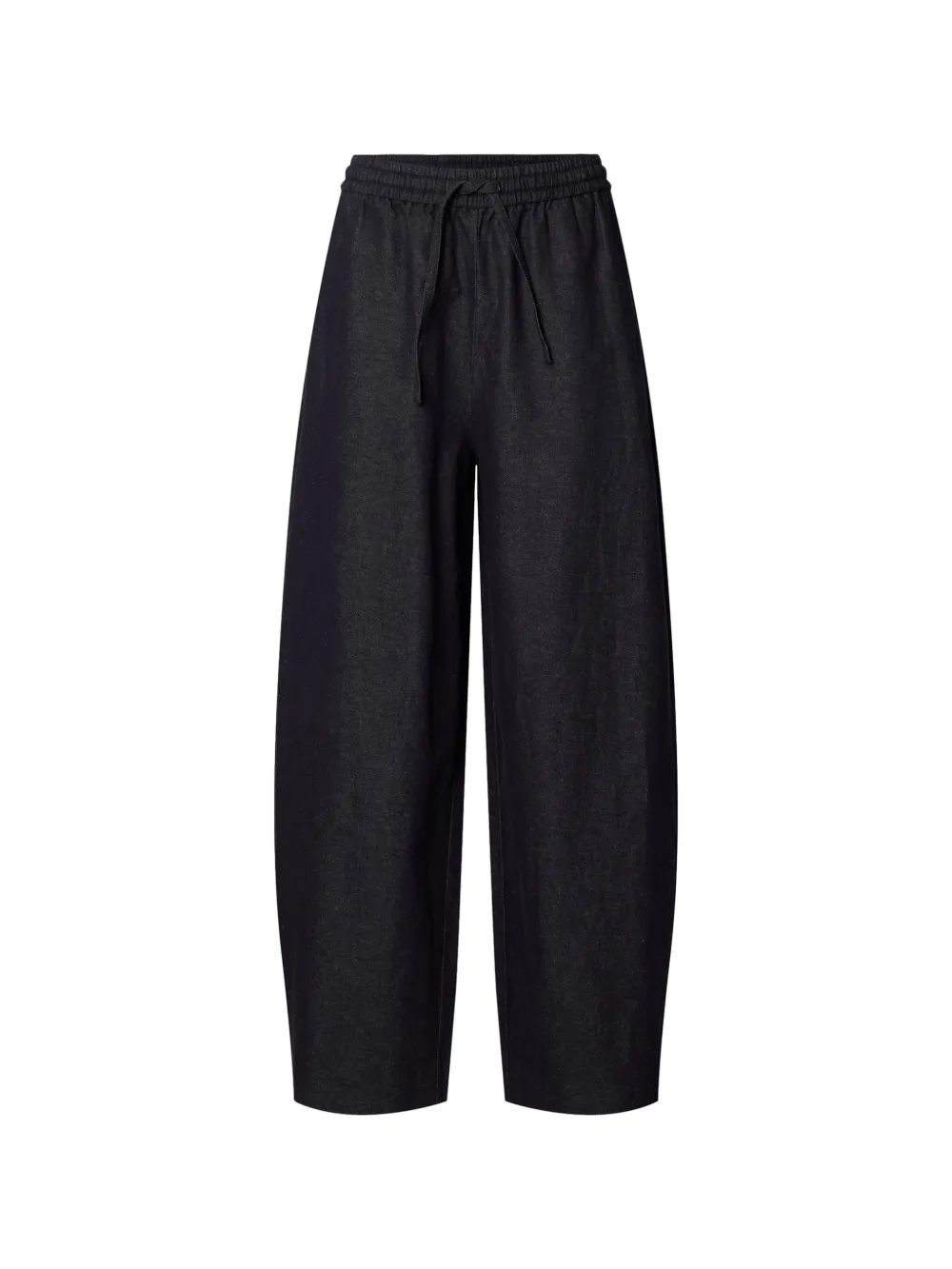 SELECTED Broek met wijde pijpen Blauw