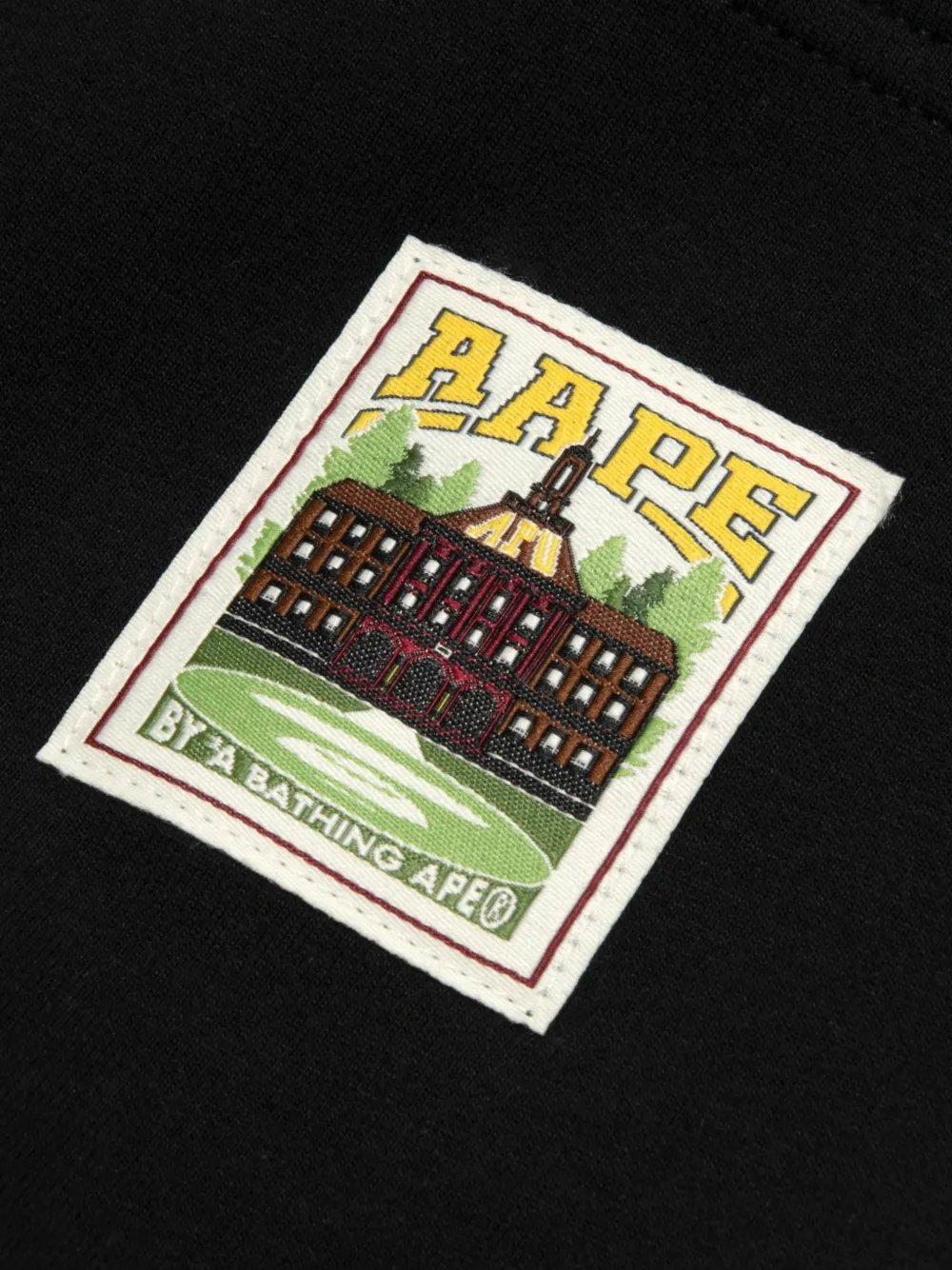 AAPE BY *A BATHING APE logo-print reversible sweatshirt Zwart