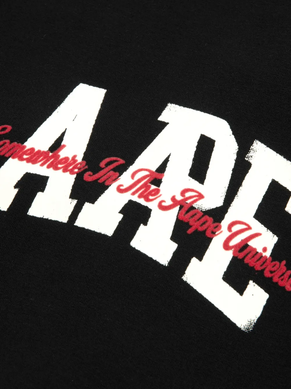 AAPE BY *A BATHING APE logo-print reversible sweatshirt Zwart