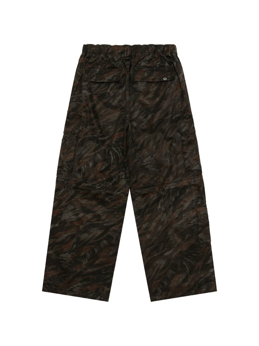 AAPE BY *A BATHING APE Afritsbare cargobroek met camouflage-print Zwart