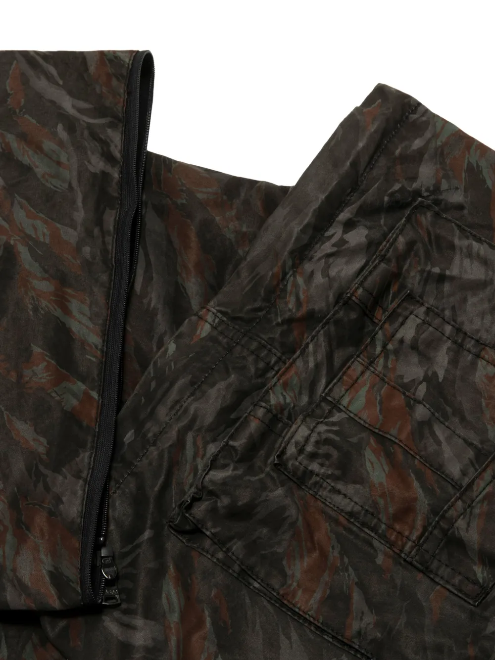 AAPE BY *A BATHING APE Afritsbare cargobroek met camouflage-print Zwart