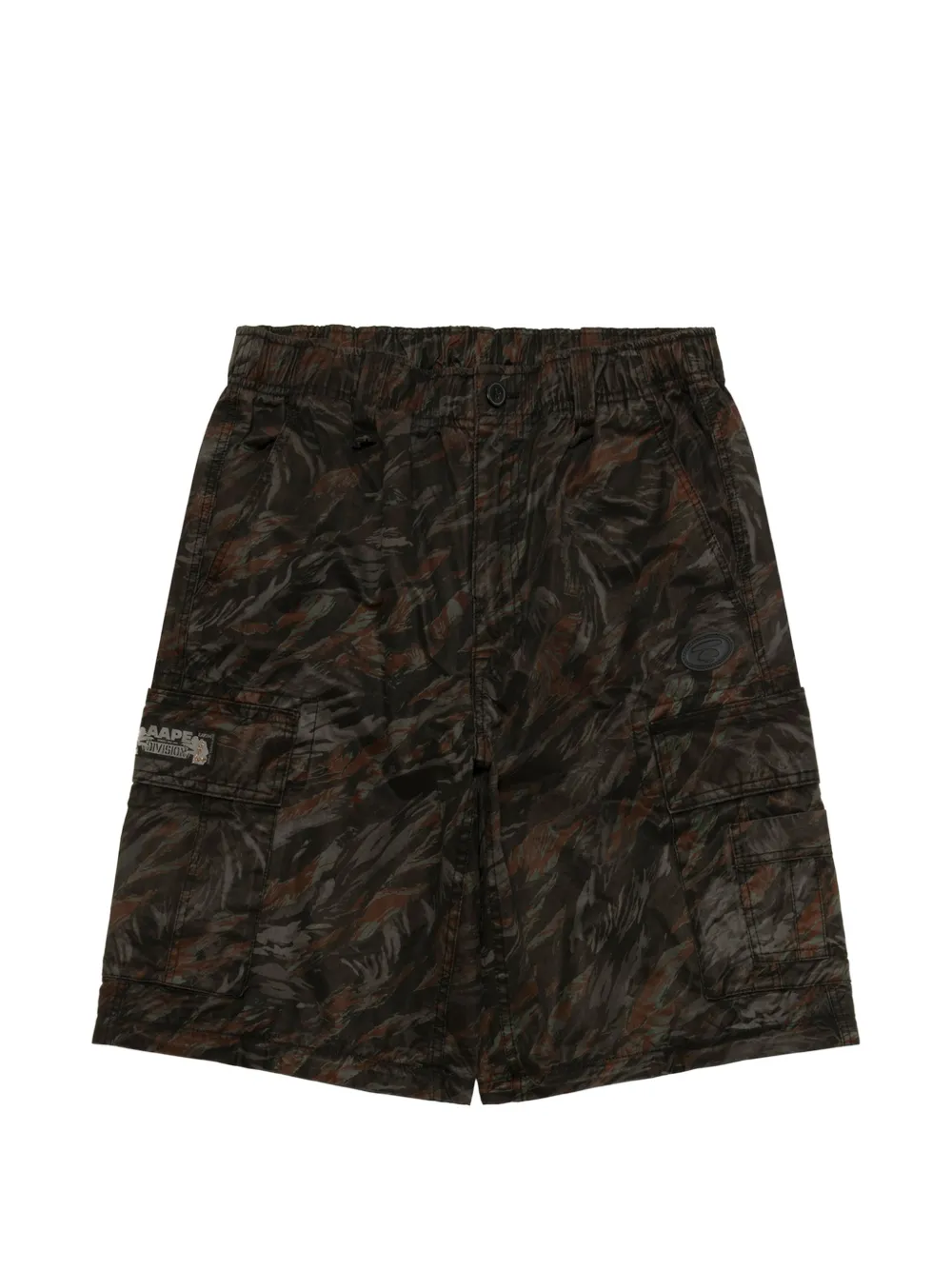 AAPE BY *A BATHING APE Afritsbare cargobroek met camouflage-print Zwart