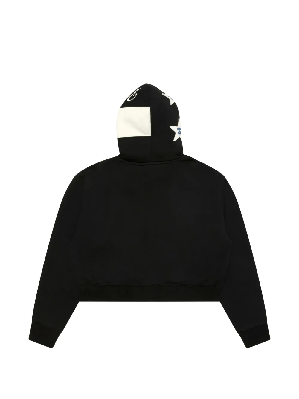 AAPE BY *A BATHING APE floral-embroidered hoodie Zwart