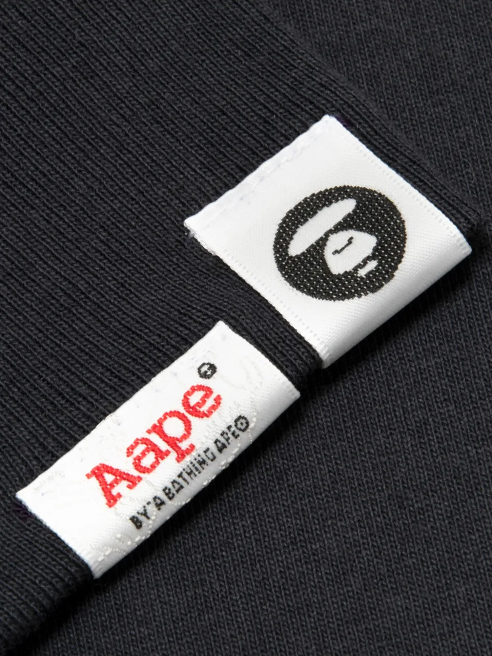 AAPE BY *A BATHING APE Trui met print Zwart