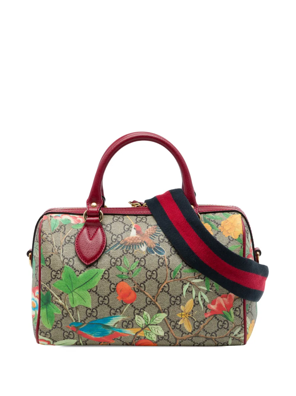 Gucci Pre-Owned 2016-2026 Small GG Supreme Tian Boston Bag satchel - Toni neutri
