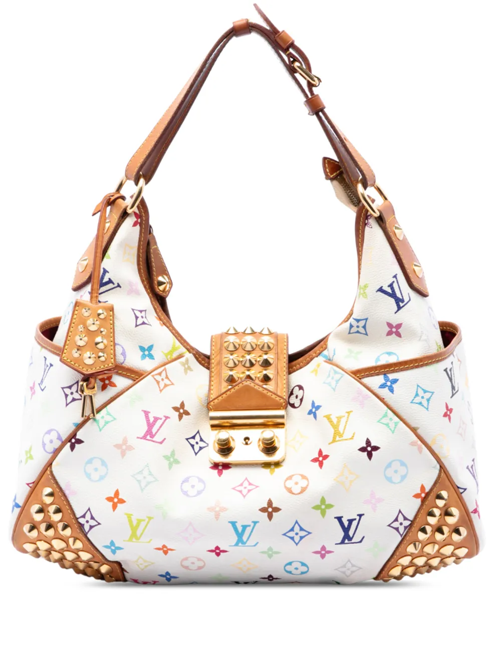 Louis Vuitton Pre-Owned 2010 Monogram Multicolore Chrissie MM shoulder bag - Bianco