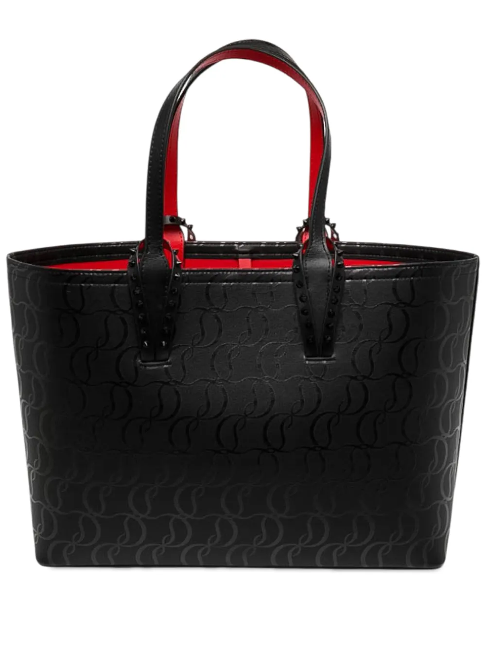 Christian Louboutin Pre-Owned 2020-2026 Large Calfskin Monogram Cabata tote bag - Noir