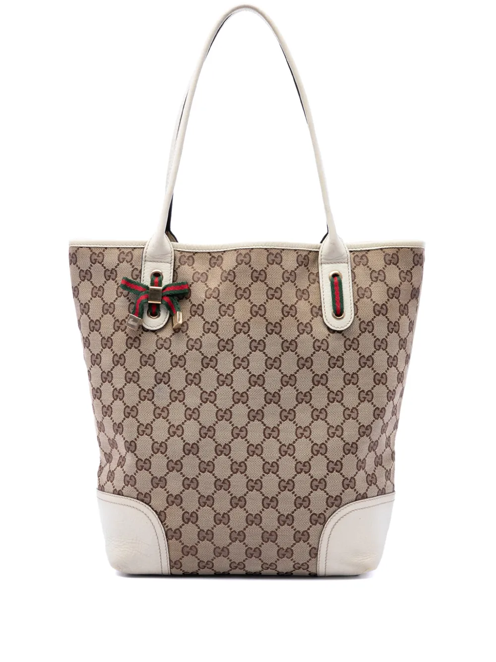 Gucci Pre-Owned 2016-2026 GG Canvas Princy tote bag - Tons neutres Gucci Pre-Owned 2016-2026 GG Canvas Princy tote bag - Tons neutres