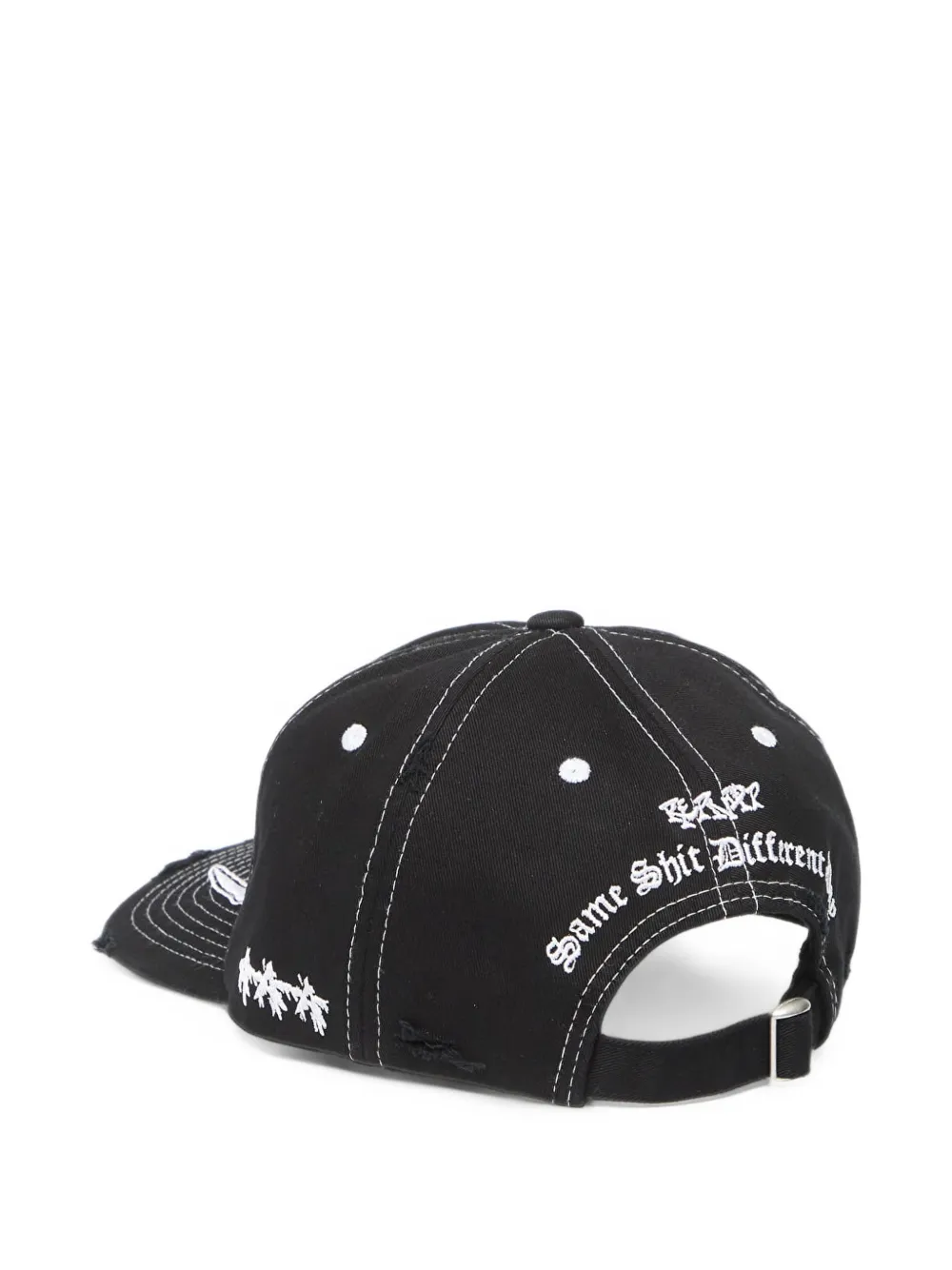 Ripndip Different Day pet met geborduurd logo Zwart