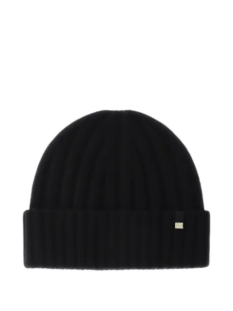 Herno ribbed-knit wool beanie hat