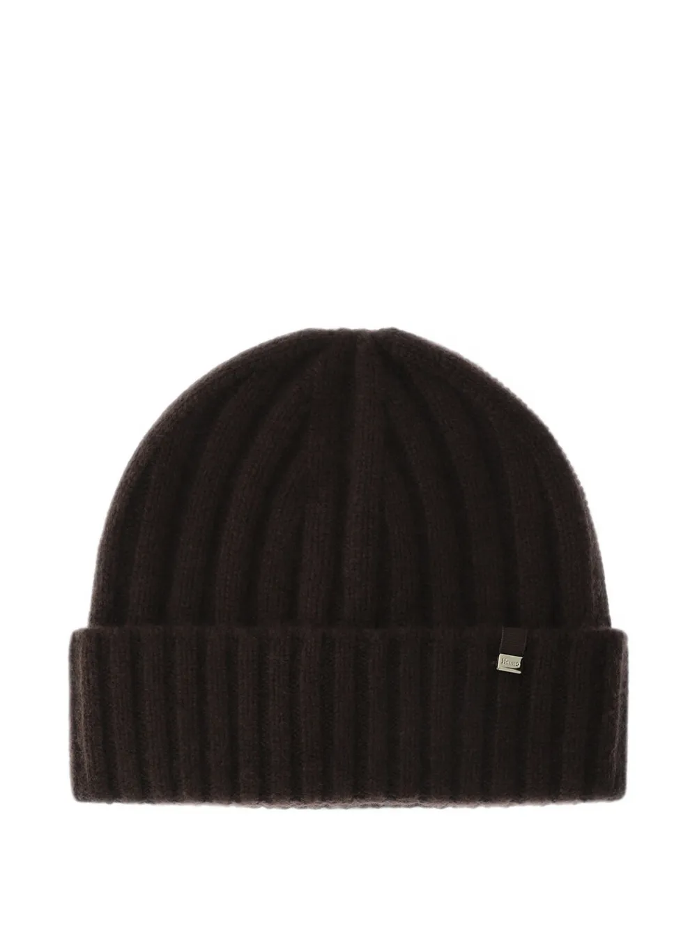 Herno ribbed-knit cashmere beanie - Marron Herno ribbed-knit cashmere beanie - Marron