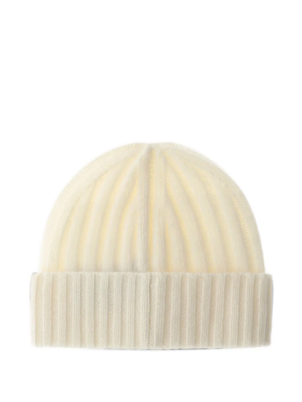 Herno Ribgebreide muts Beige