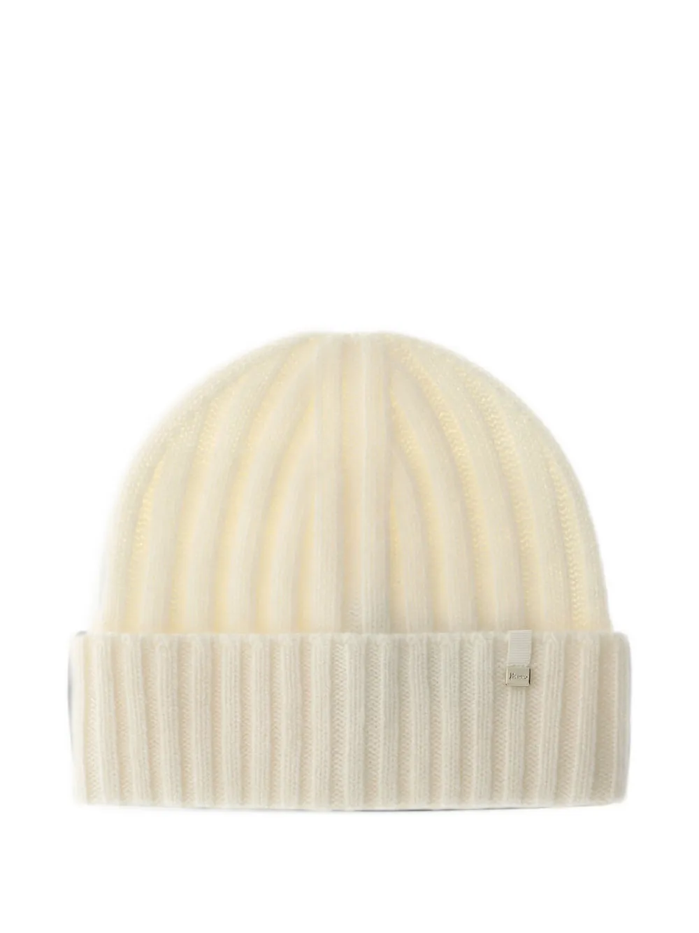 Herno ribbed-knit beanie hat - Tons neutres Herno ribbed-knit beanie hat - Tons neutres