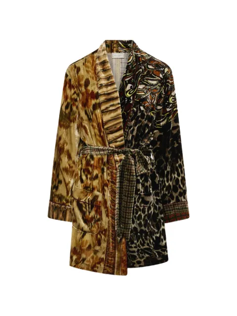 Pierre-Louis Mascia Kanada animal-print dressing gown