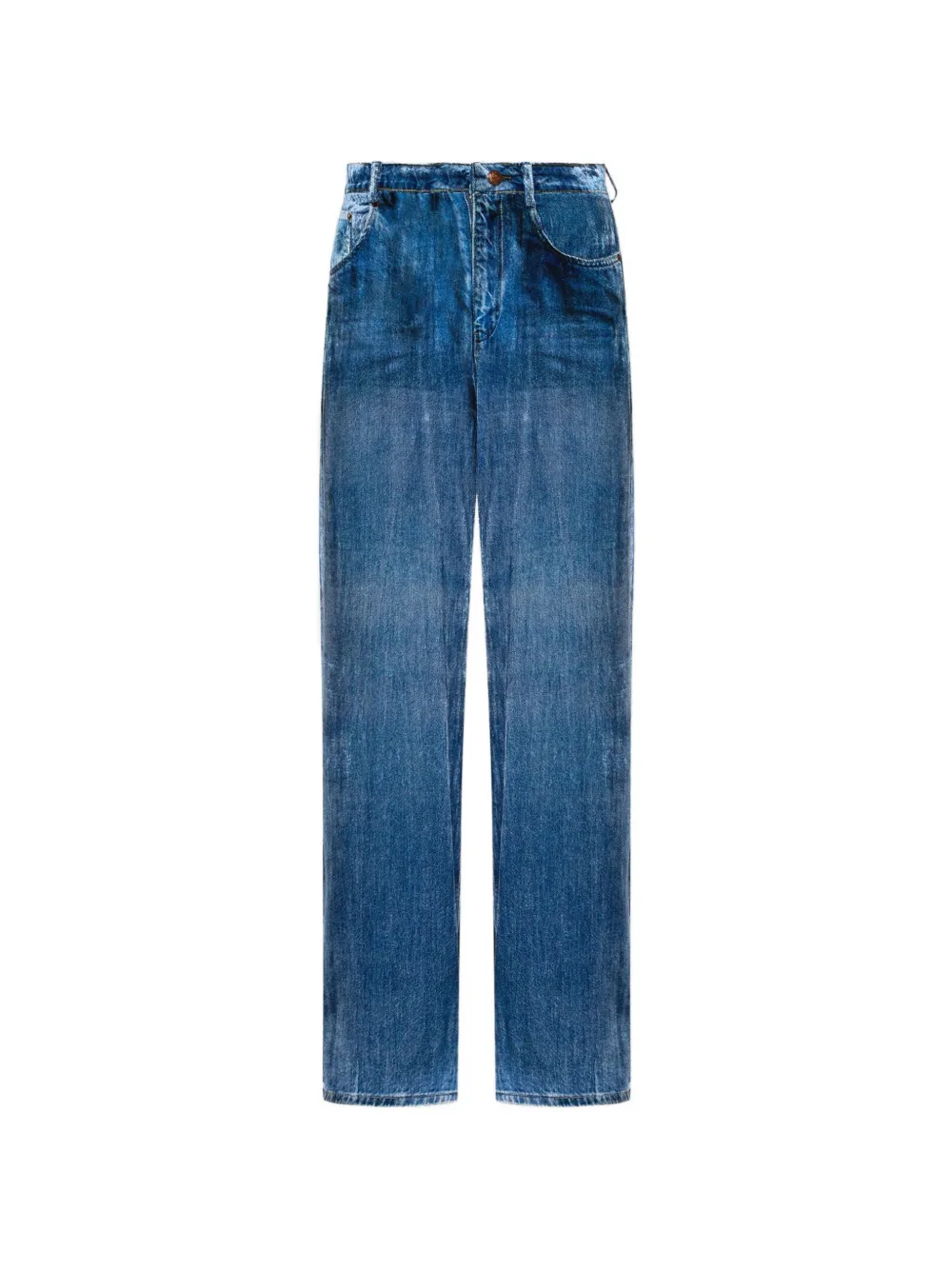 Pierre-Louis Mascia Kandox straight-leg trousers - Bleu Pierre-Louis Mascia Kandox straight-leg trousers - Bleu