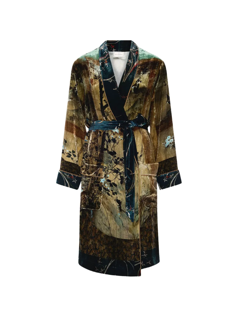 Pierre-Louis Mascia Kanada belted dressing gown - Marron