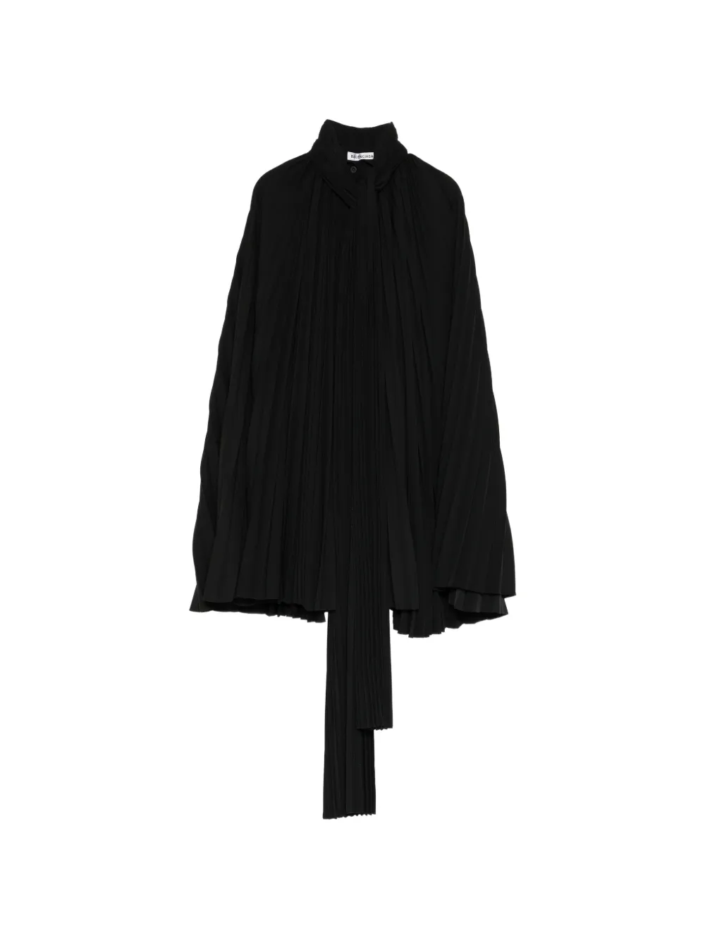 Balenciaga Blusa plissettata - Nero