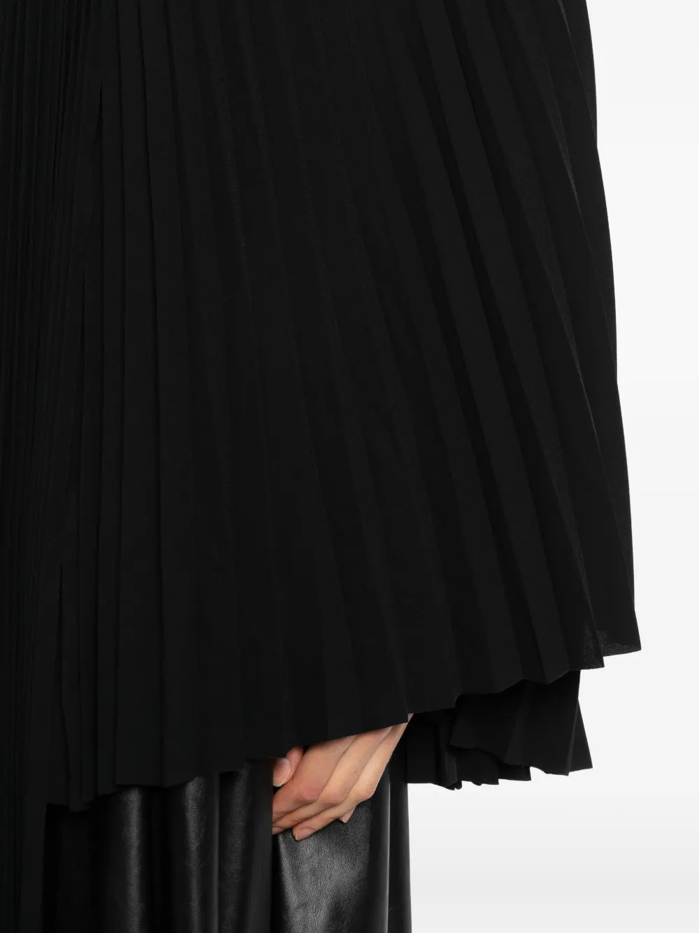 Balenciaga Geplooide blouse Zwart