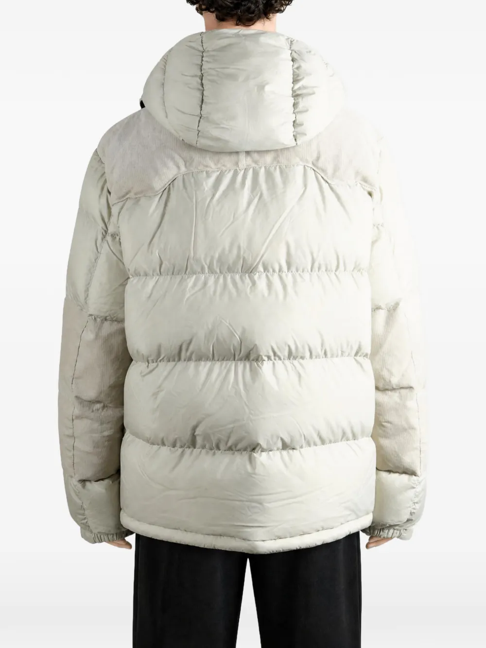 Polo Ralph Lauren corduroy-panelled quilted jacket Beige