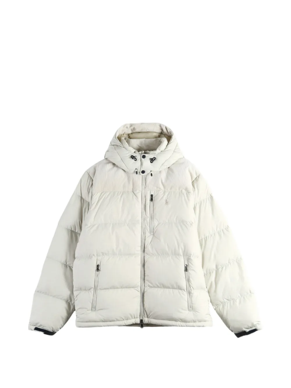 Polo Ralph Lauren corduroy-panelled quilted jacket Beige