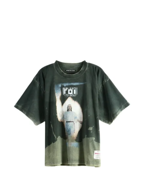 RRR123 graphic-print faded T-shirt