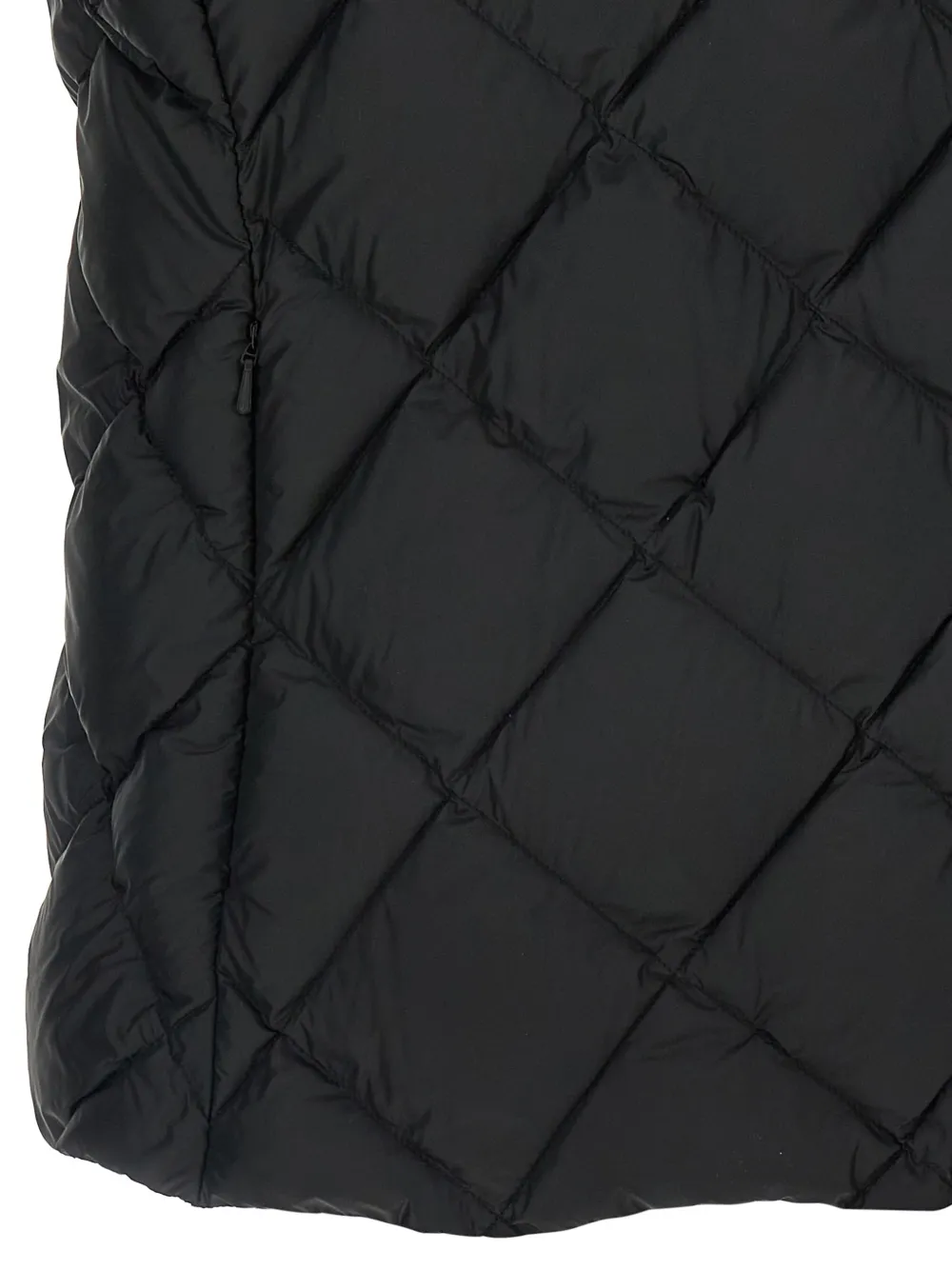Weekend Max Mara Giochi gewatteerde bodywarmer met capuchon Zwart