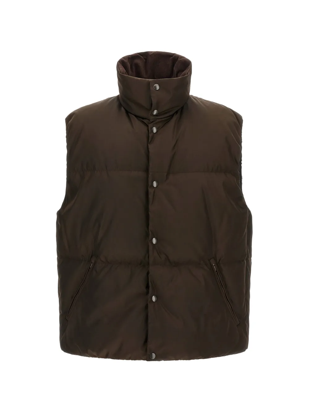 Prada Re-Nylon quilted gilet - Marron Prada Re-Nylon quilted gilet - Marron