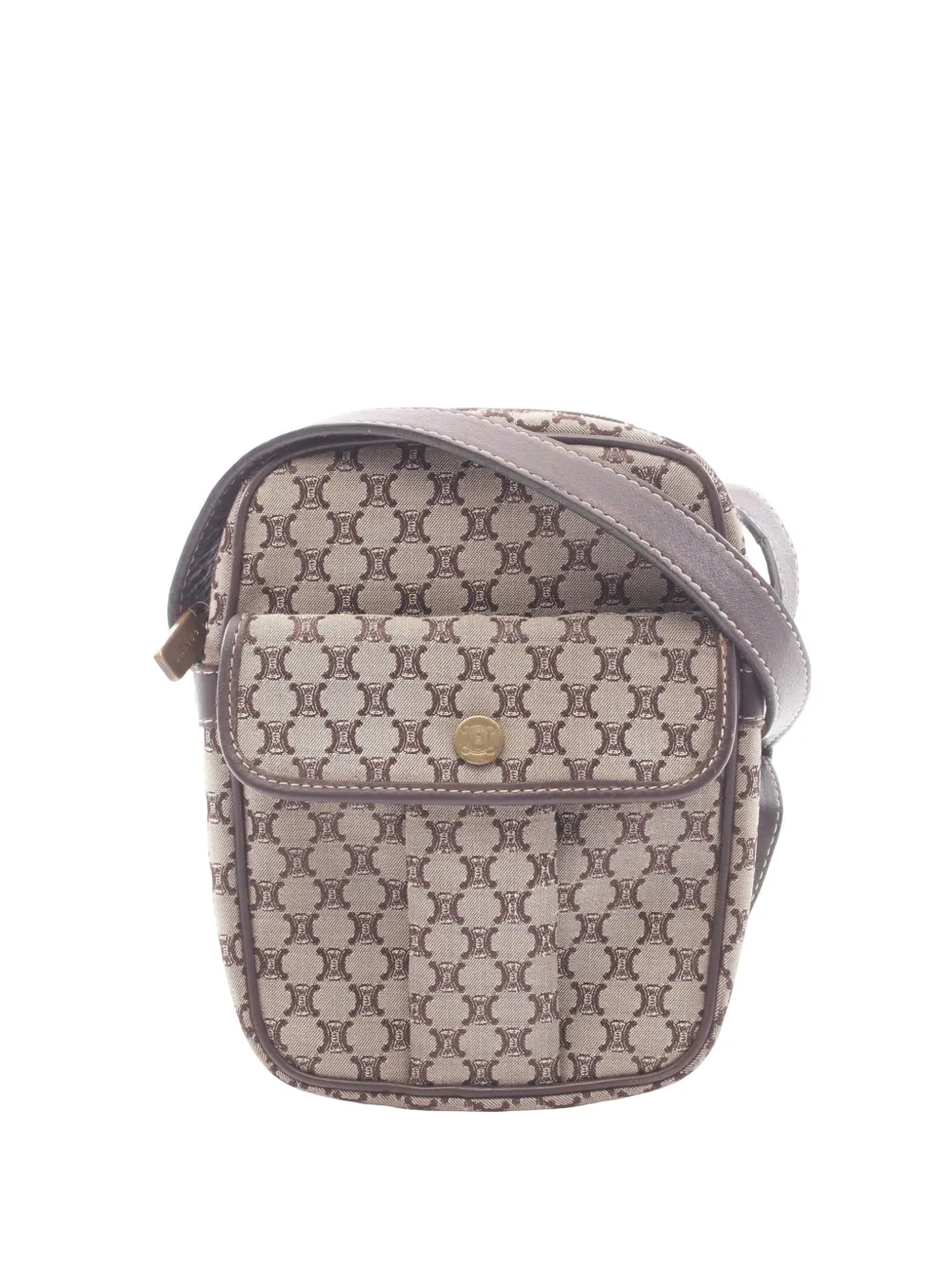 Celine Pre-Owned 2000 Macadam Canvas crossbody bag - Nude